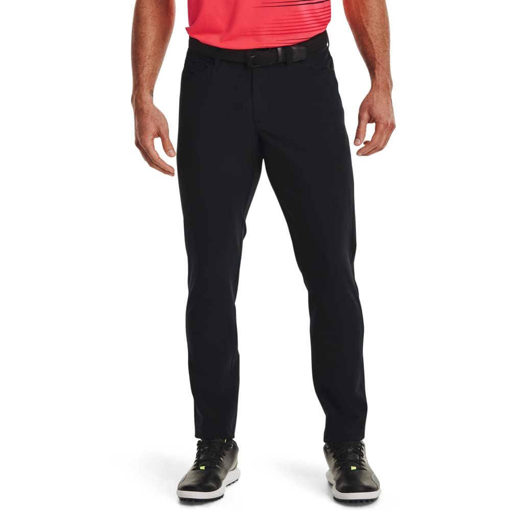 UNDER ARMOUR アンダーアーマー ロングパンツ UA 5 Pocket Pant メンズ 001 日本 38X34 日本サイズ4L相当 Black | | White W38 | L34