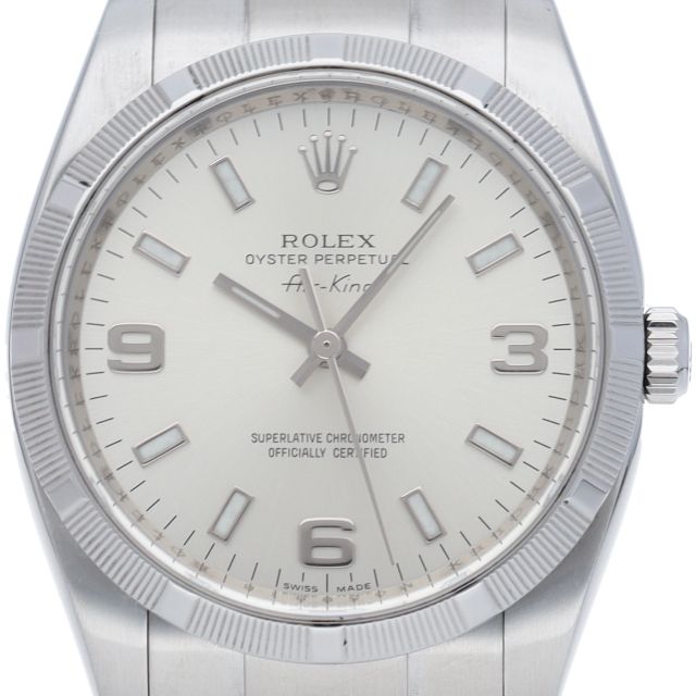 ロレックス ROLEX 114210 M番(2008年頃製造) シルバー メンズ 腕時計