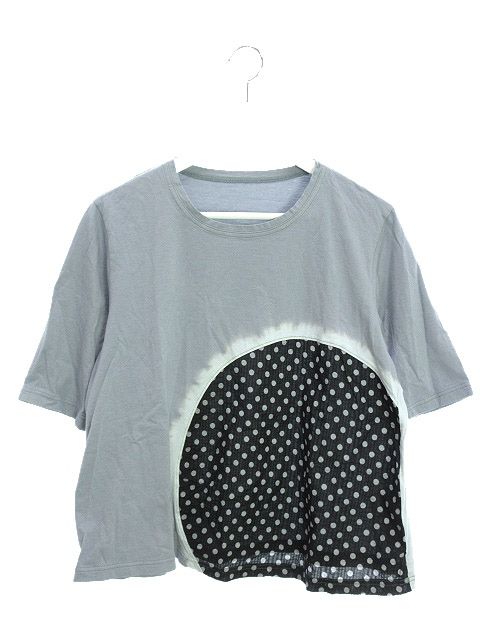 ジウ 慈雨 すいか プルオーバー 40 ドット 切替 カットソー センソユニコ