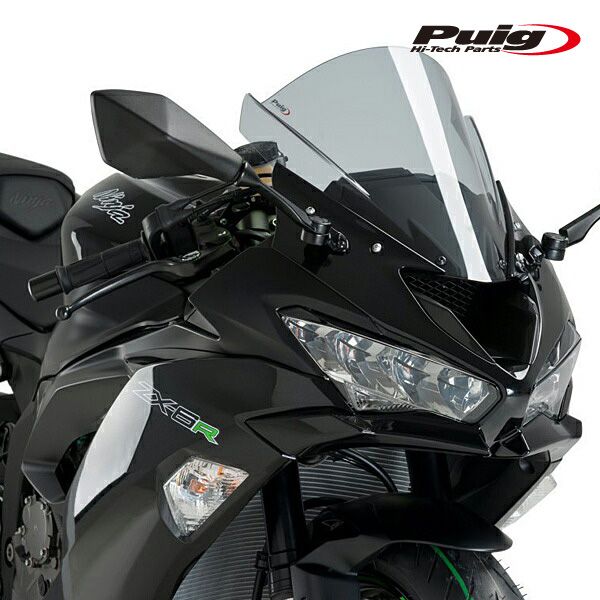 Puig 3177H RACING SCREEN [SMOKE] Kawasaki ZX-6R(09-23) ZX-6R 636