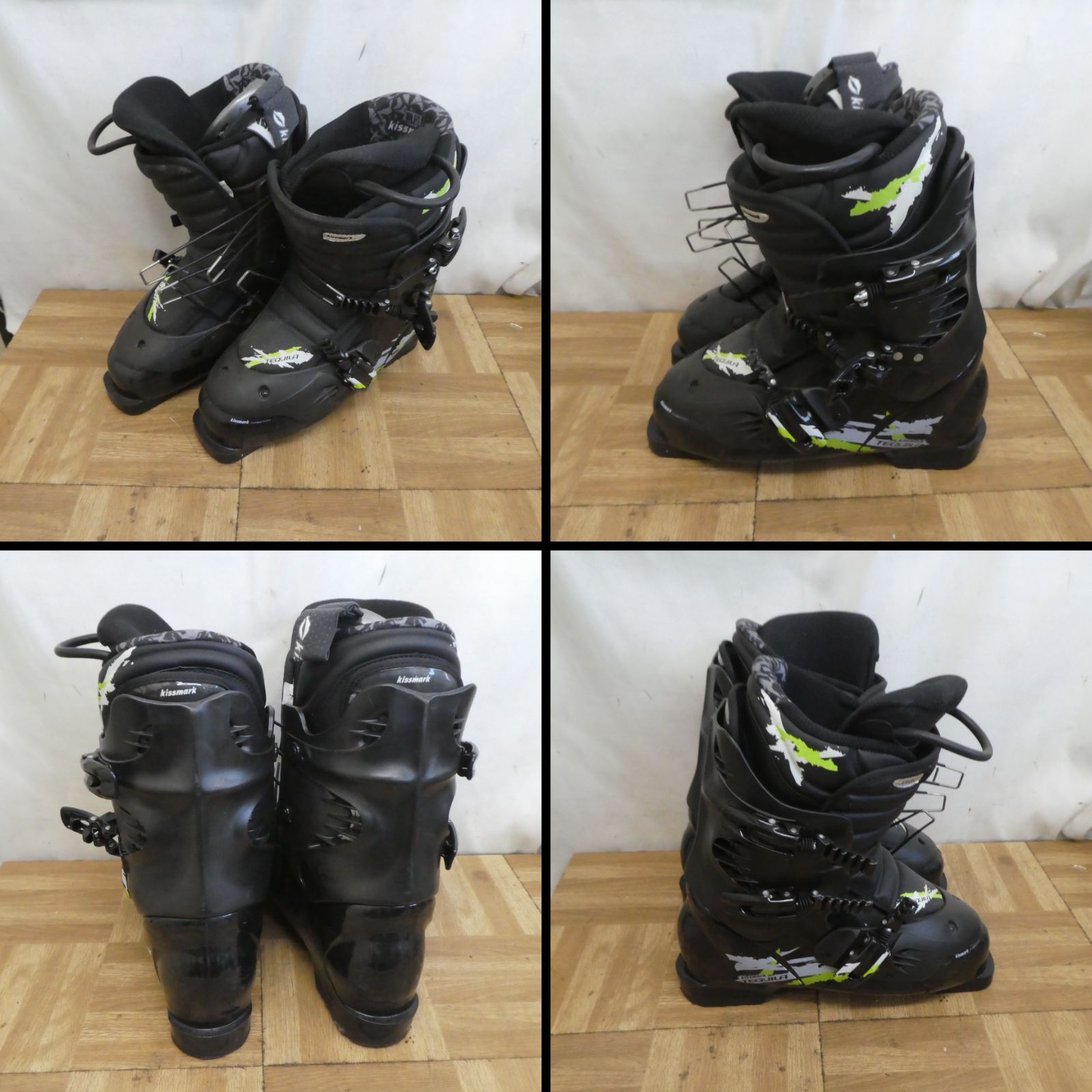 US941【激安】kissmark TEQUILA 120cm スキー 一式 ブーツ 最も安い