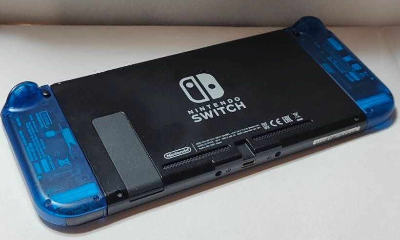 任天堂switch　ジョイコンカスタム　クリアブルー