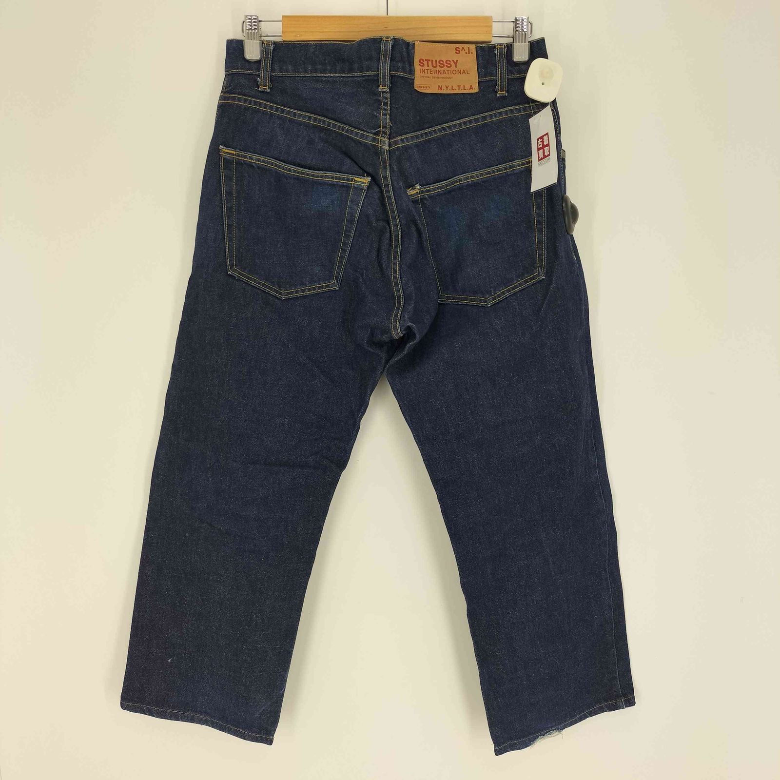 ステューシー Stussy 90S USA製 赤タグ インディゴ N.Y.L.T.L.A. 