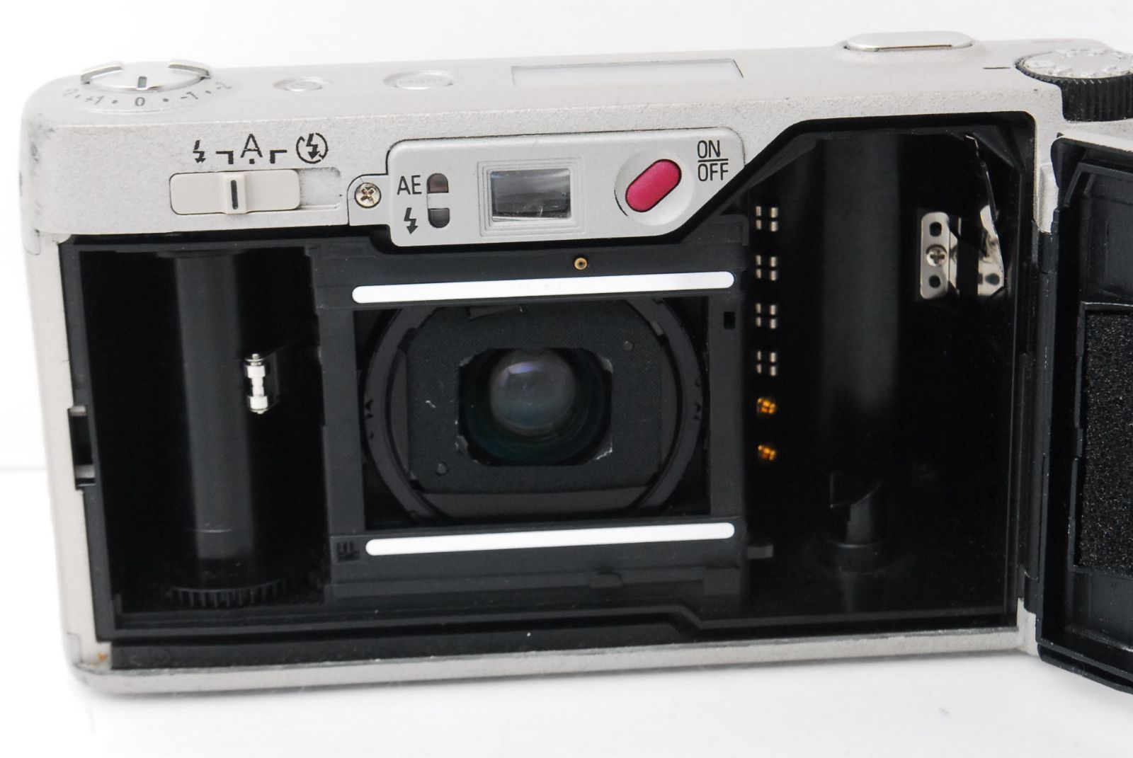  コンパクト シルバーボディの名機 リコー GR 1 s シルバー コンパクトカメラ(フィルム) フィルムカメラ