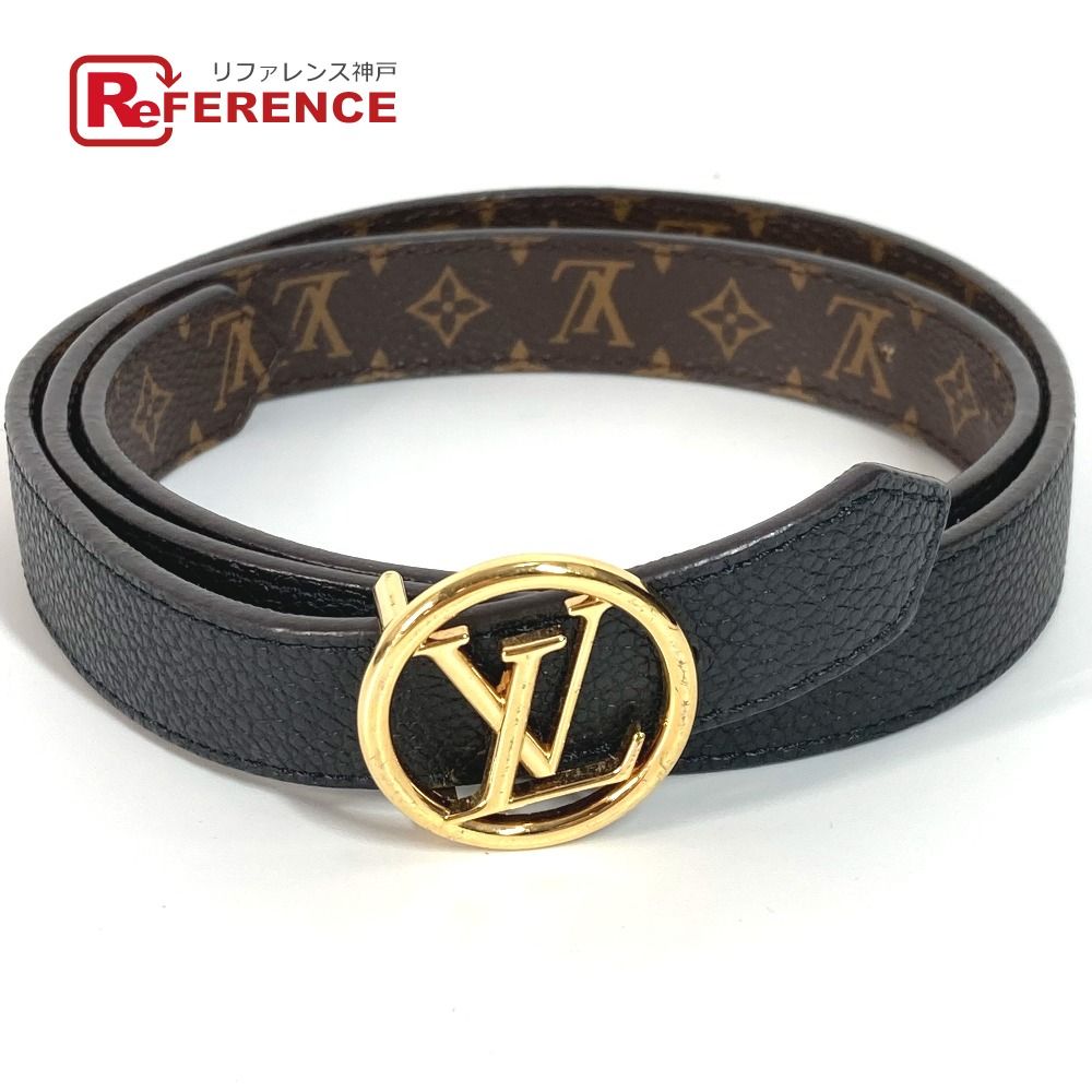 LOUIS VUITTON ルイヴィトン ベルト ベルト LV サークル 20MM M0300X モノグラムキャンバス ブラック