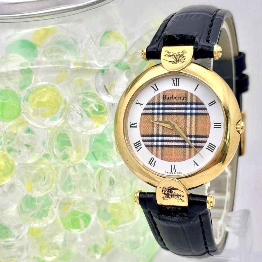 【希少✨】バーバリー　腕時計　ノバチェック　クロノグラフ　新品電池　メンズ 新品電池】Burberrys バーバリー ノバチェック メンズ 腕時計 - メルカリ