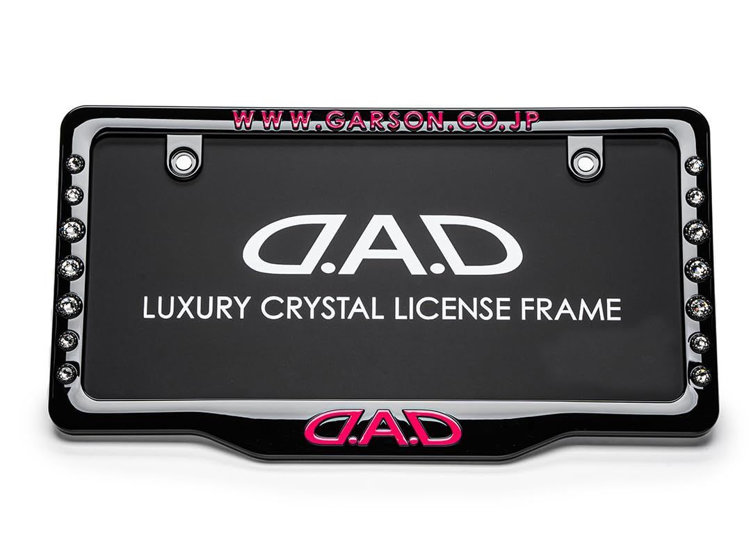 ディー.エー.ディー D.A.D D.A.D クリスタル ライセンスフレームII フロントモデル ブラック ピンク クリスタル SB194-01-01 DAD ギャルソン GARSON