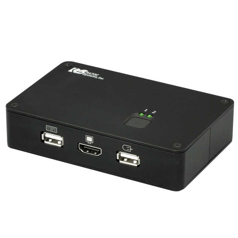 送料無料 ♥ 未開梱 ラトックシステム ４Ｋディスプレイ ＵＳＢキーボード マウス パソコン切替器 RS-250UHDP-4K