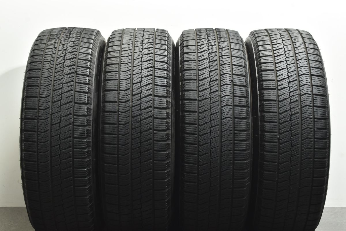 【バリ溝】G-MACH 15in 6J +43 PCD114.3 ブリヂストン ブリザック VRX2 195/65R15 ノア ヴォクシー セレナ ステップワゴン スタッドレス