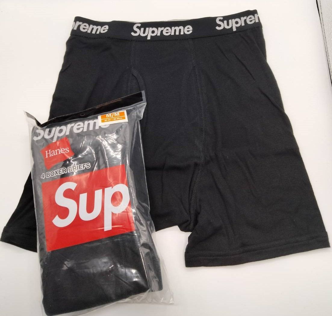 正規品】Supreme/Hanes(シュプリーム・ヘインズ) ボクサーパンツ Black