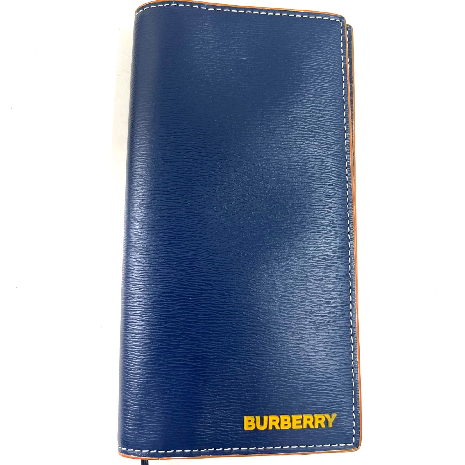 未使用】Burberry バーバリー 長財布 二つ折り財布 ブルー系 ネイビー 