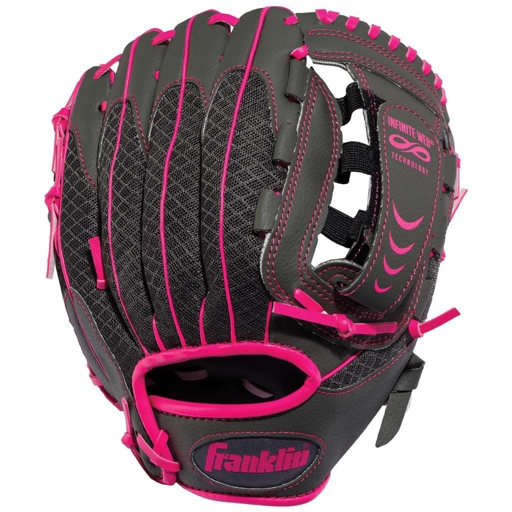 Right Hand Throw, Graphite/Pink) - Franklin Sports Teeball