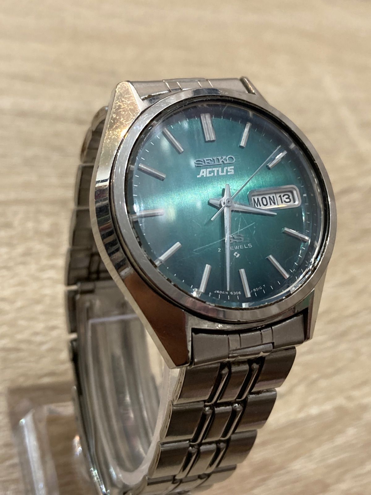 セイコー アクタス Seiko Actus SS 6306-8020 自動巻き 21 jewels 1976 