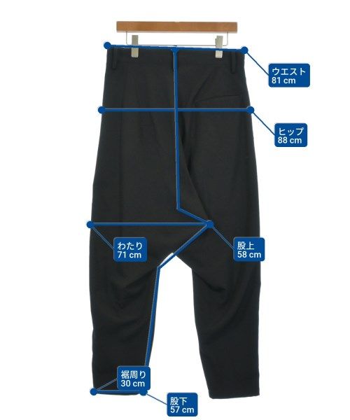 LIMI feu リミ サルエル スラックス 黒 ブラック パンツ 楽天市場】limifeu 中古 サルエルの通販