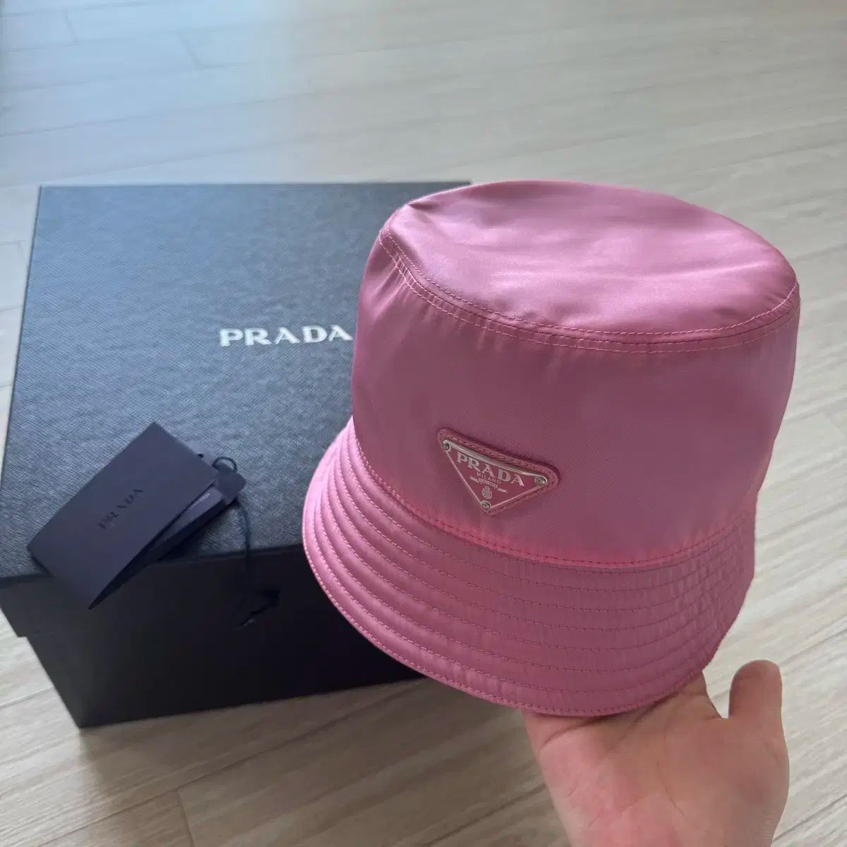 Prada(プラダ) ピンク バケットハット Prada(プラダ) ピンク バケット
