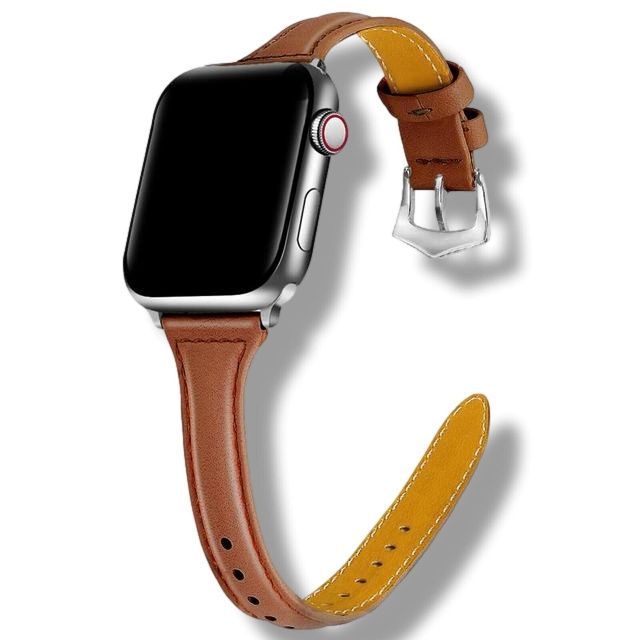 AppleWatch 革バンド レザー アップルウォッチ 29 S Brown Single tour