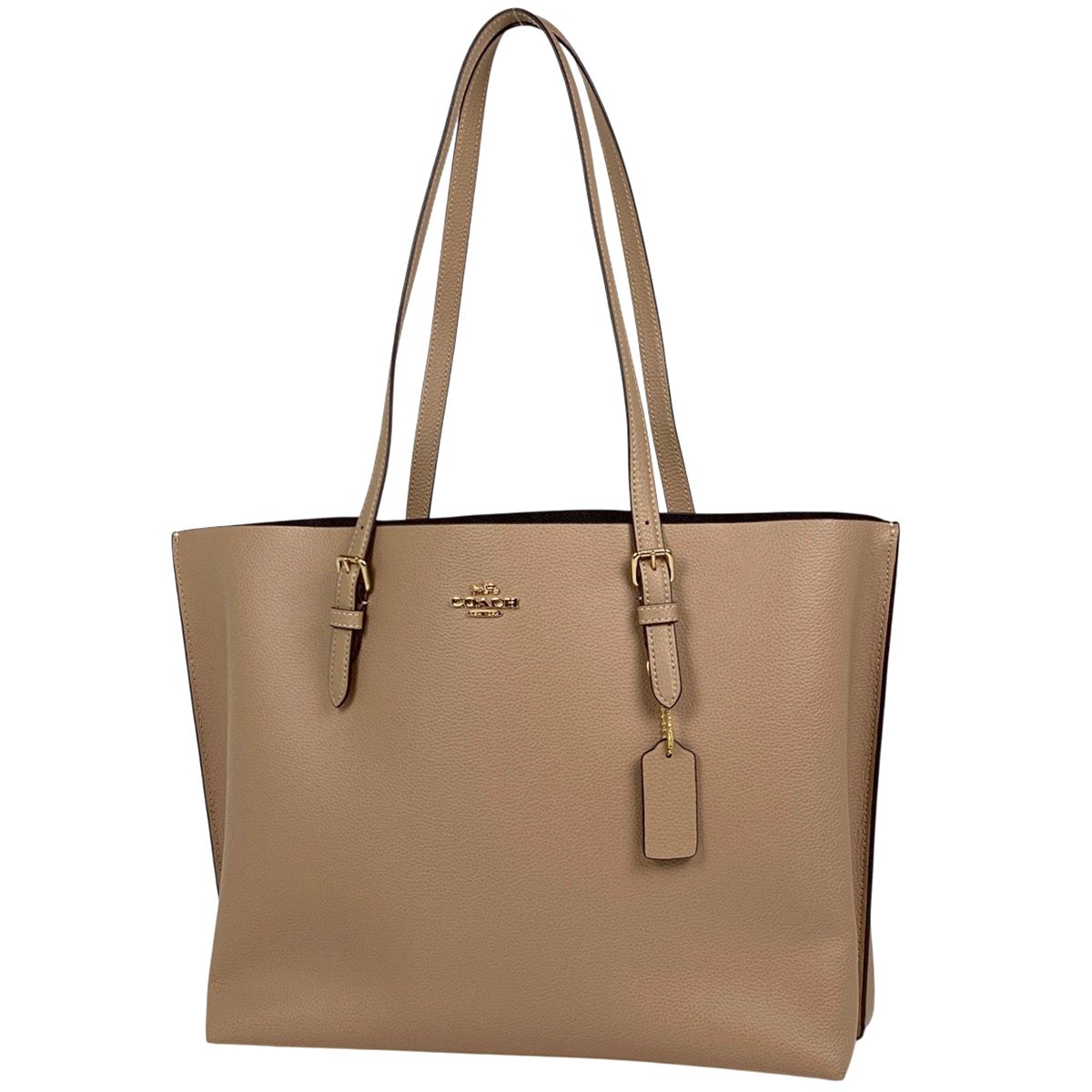 コーチ COACH ロゴ トートバッグ 肩掛け モリー トートバッグ レザー ベージュ 1671 レディース