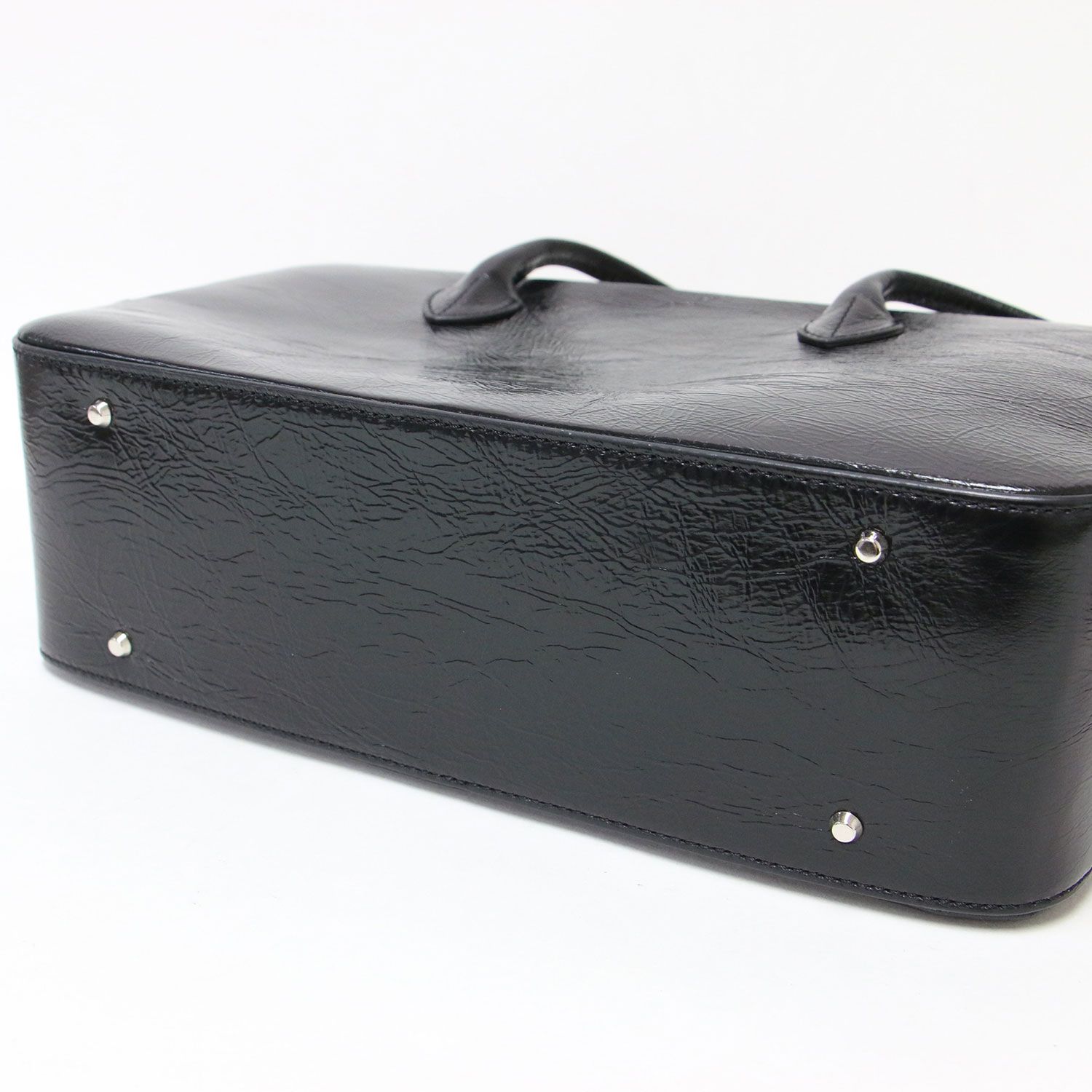 美品】MAISON CANAU メゾン カナウ バッグ ブラック 黒 / レザー 