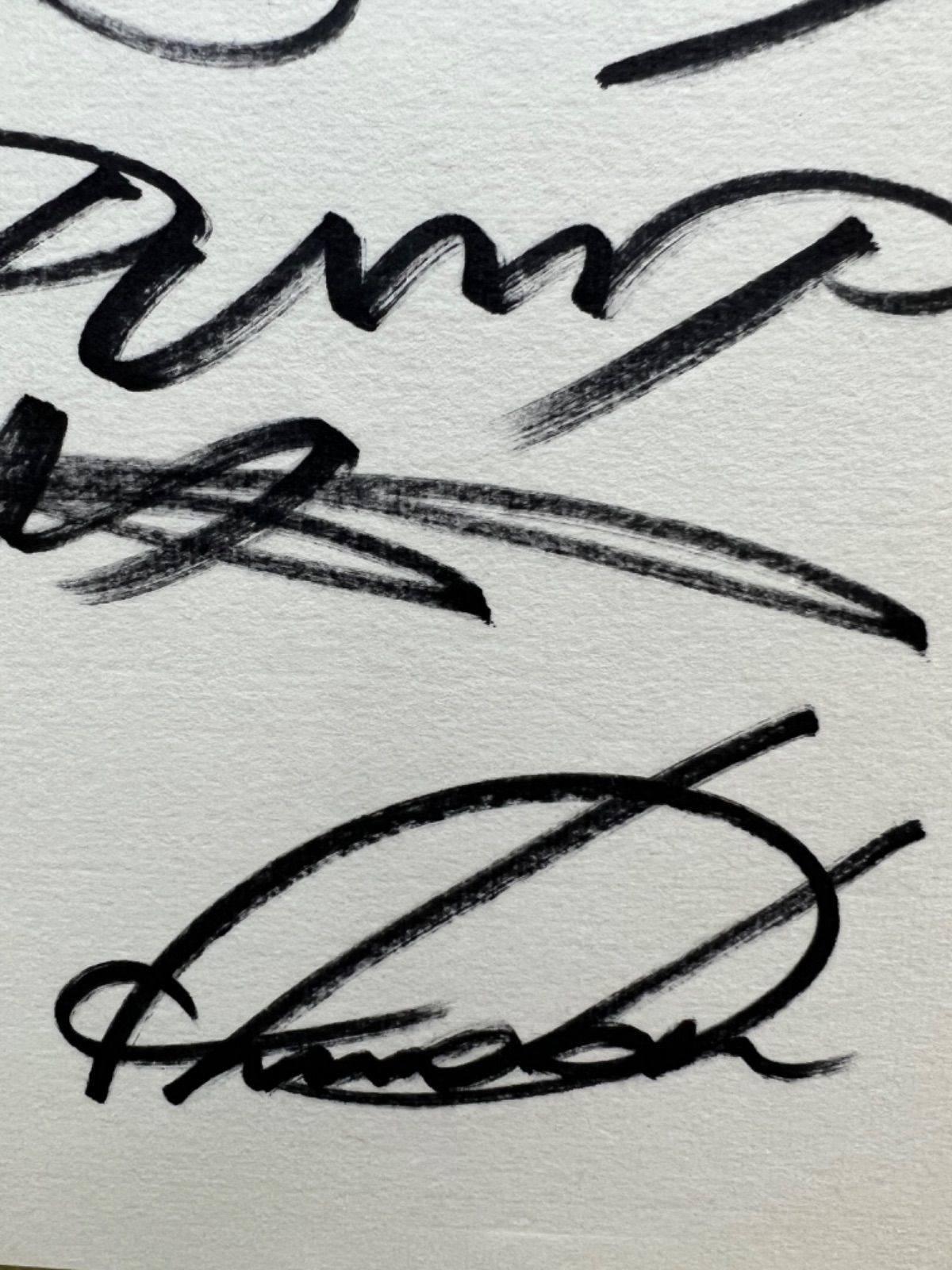 DA PUMP  直筆サイン　色紙　1999年-4