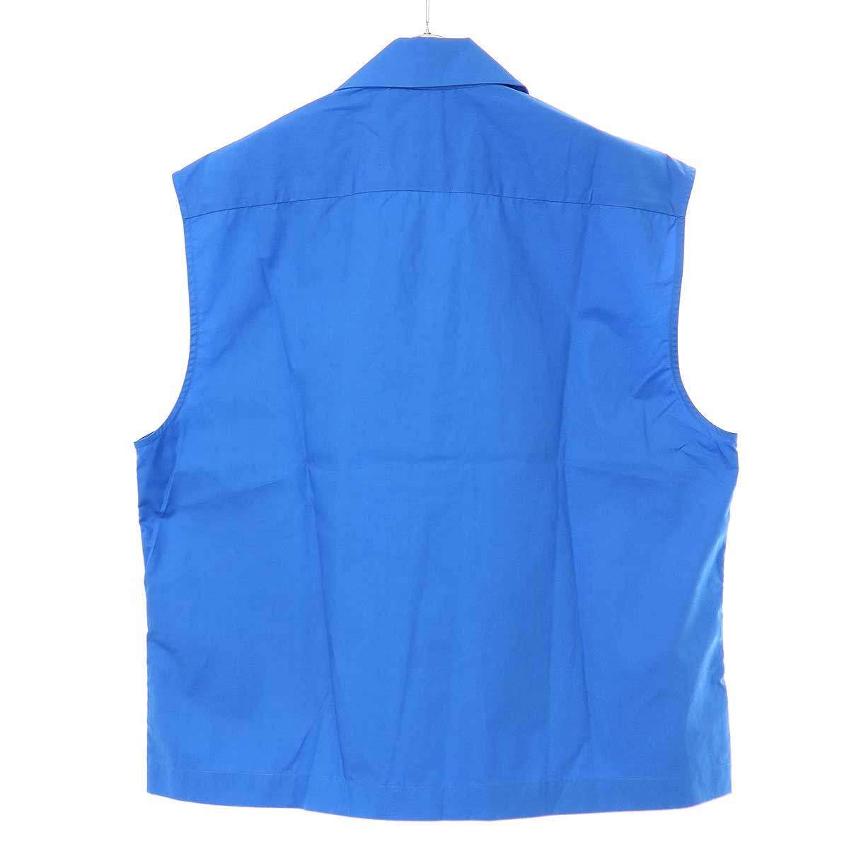 NAMACHEKO ナマチェコ 20SS QLO VEST シャツベスト コバルトブルー S 