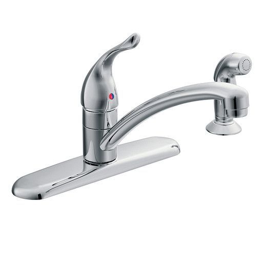 Moen 7430 Chateau ワンハンドル ローアーク キッチン蛇口 クロム 1/2