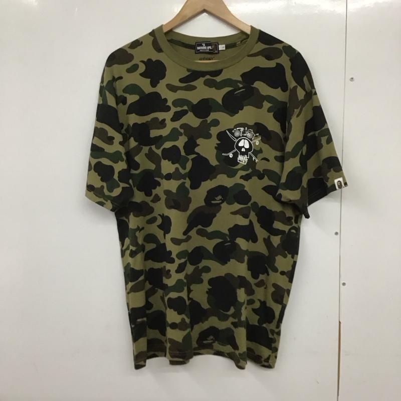 A BATHING APE アベイシングエイプ Tシャツ 半袖 半袖カットソー プリントTシャツ クルーネックカットソー stussy 30周年