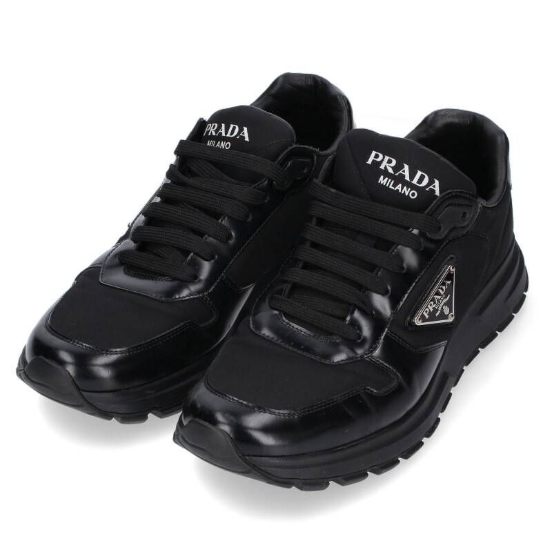 PRADA プラダ PRAX 1 Re-Nylonブラッシュドレザー スニーカー - スニーカー