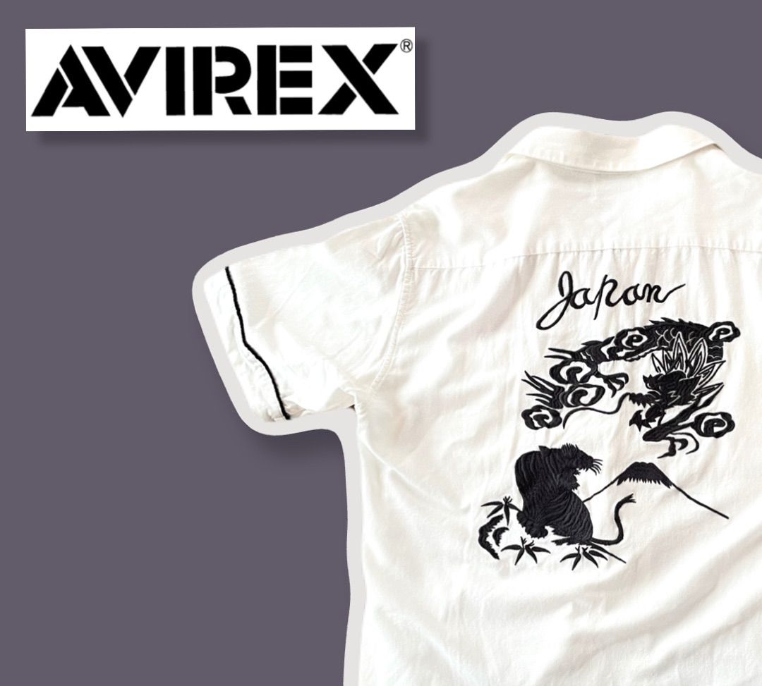 AYIREX USA 日本限定 スカジャン レーヨン 虎鯉 AYIREX USA 日本限定 スカジャン レーヨン 虎鯉