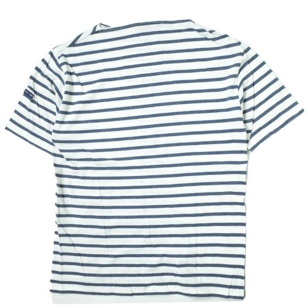 SAINT JAMES セントジェームス フランス製 PIRIAC - BORDER ピリアック ボーダーボートネックTシャツ 6PON(L) ブルー/ホワイト  半袖 トップス g8566 - メルカリ