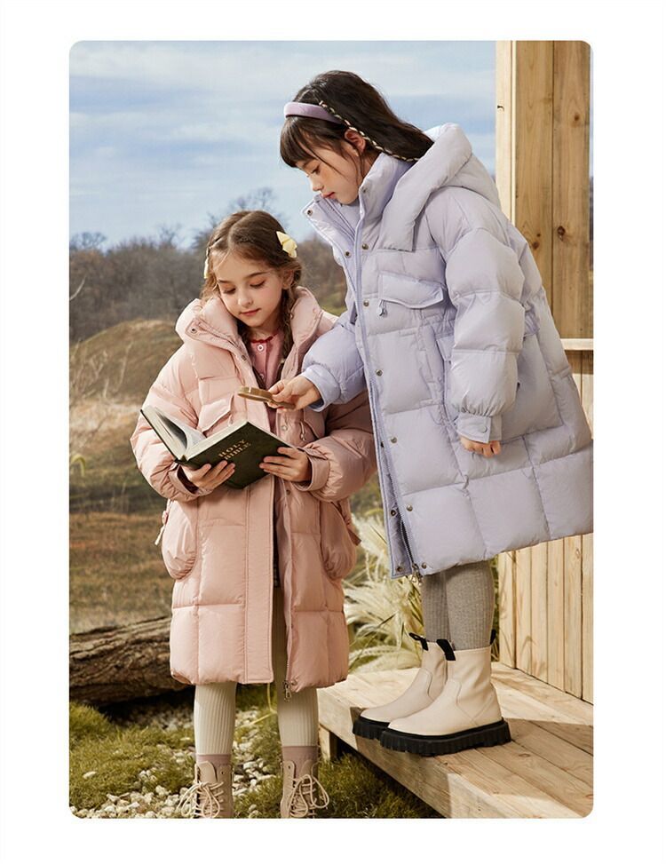 ラクーンファー付き フード付きキッズ服