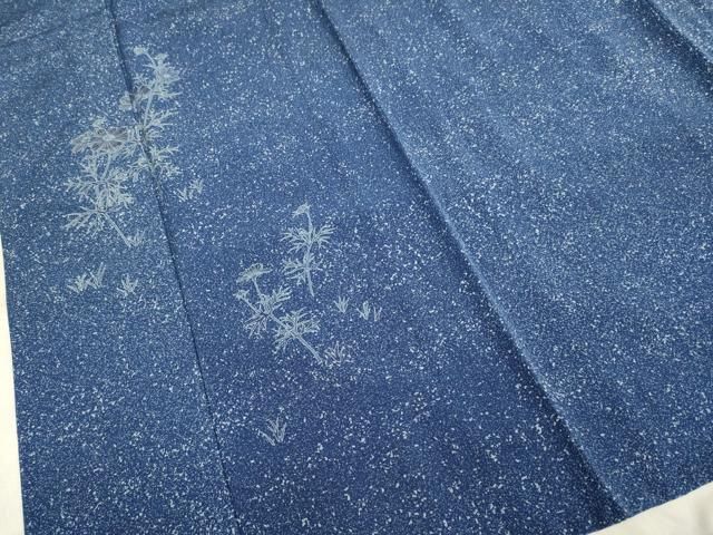 平和屋着物▽豪華色留袖 単衣 作家物 コスモス たたき染め 正絹 逸品