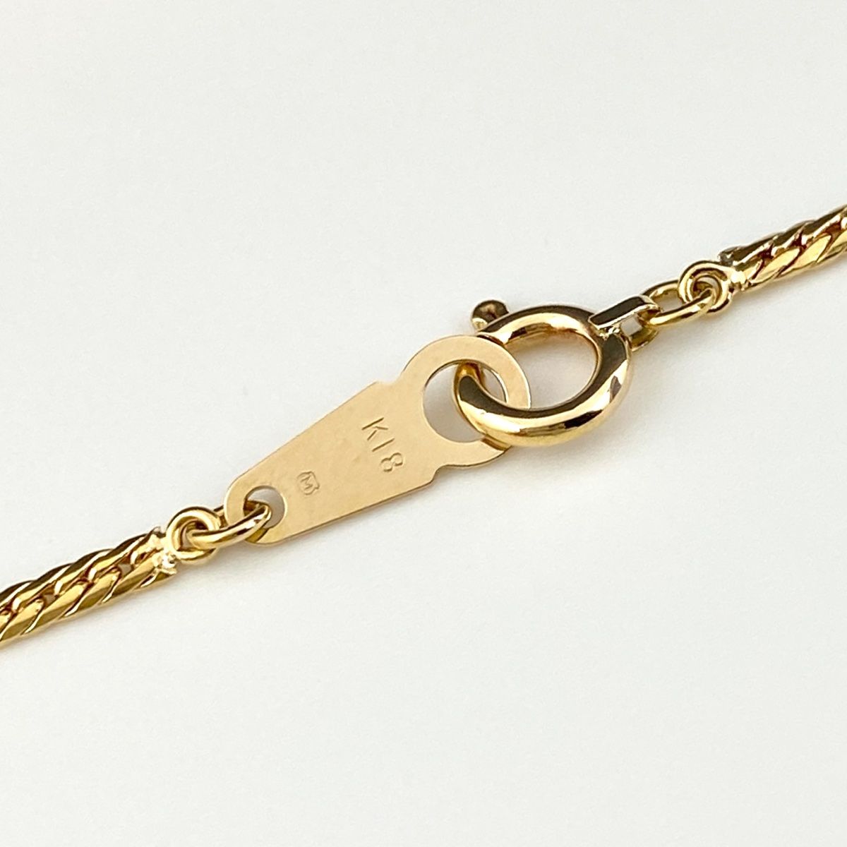 ミキモト MIKIMOTO サファイア デザインネックレス YG イエロー  