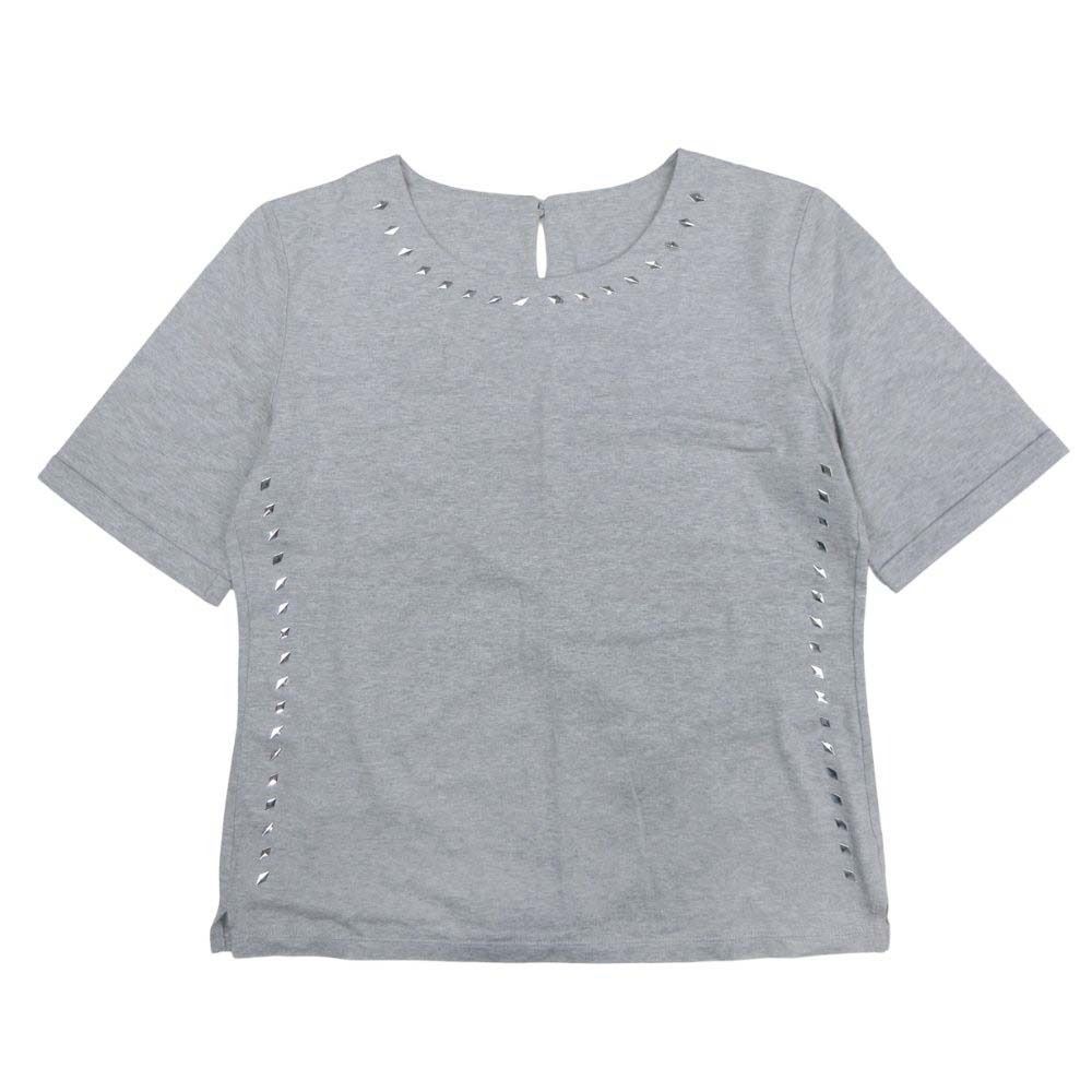 GUEST JOCONDE　半袖　カットソー　44 美品 LA JOCONDE ラジョコンダ シルバー装飾 半袖 カットソー T