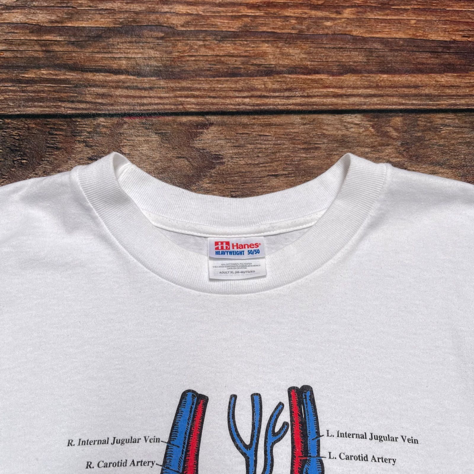 Hanes ヘインズ medtronic 心臓 半袖Tシャツ XL - メルカリ