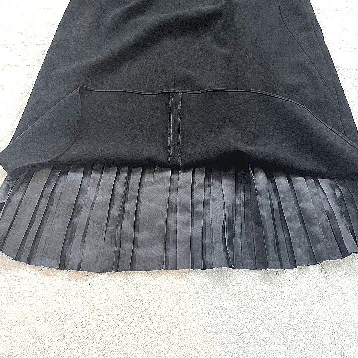 REKISAMI レキサミ ドッキング バックプリーツ ノースリーブワンピース 