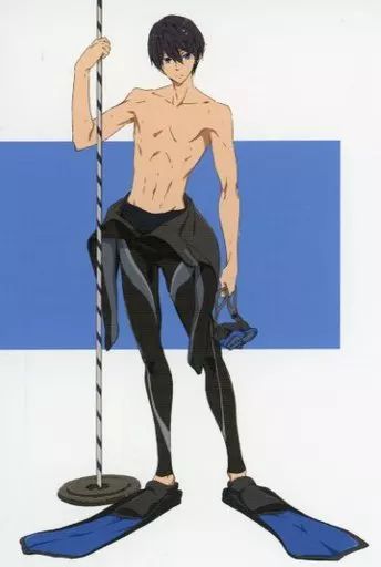 中古】ポストカード [単品] 七瀬遙(全身) 「劇場版 Free!-the Final