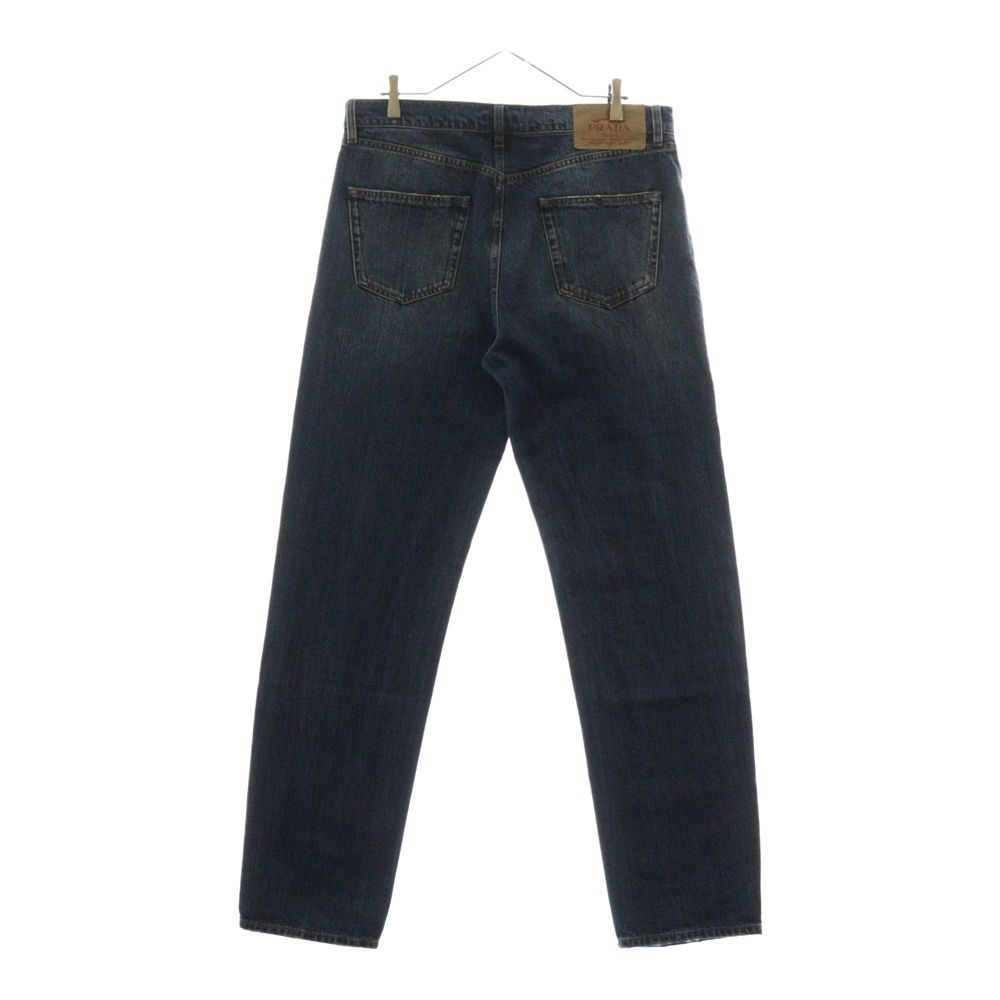 PRADA パンツ 5ポケット デニム GEP374 14FV GYDA L/W ダメージデニムショートパンツ（オフホワイト
