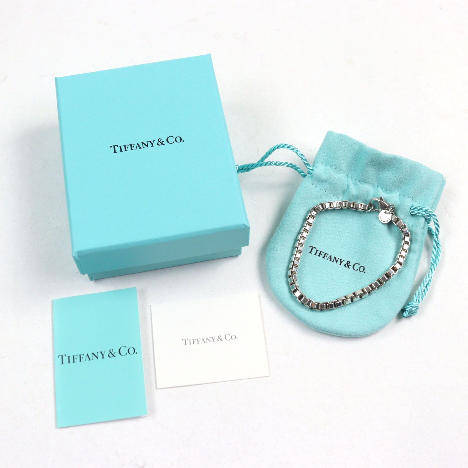 ティファニー　ブレスレット　ベネチアンリンク　Ag925 TIFFANY&Co. 美品☆TIFFANY&Co. ティファニー ベネチアン リンク