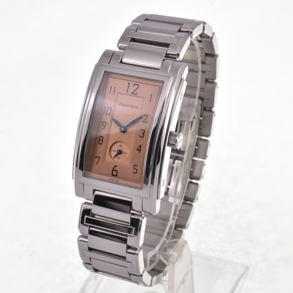 ティファニー TIFFANY Co Ref グランド レクタンギュラー スモールセコンド クォーツ メンズ I 142471