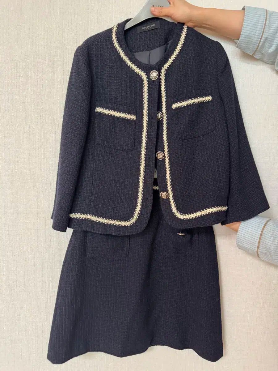 Kenneth lady ケネスレディー ツイード セットアップ