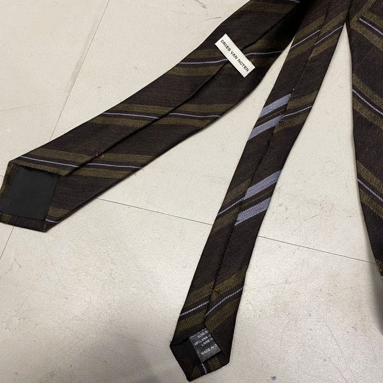 DRIES VAN NOTEN ドリスヴァンノッテン シルクネクタイ DRIES VAN NOTEN ドリスヴァンノッテン SILK TIE シルク