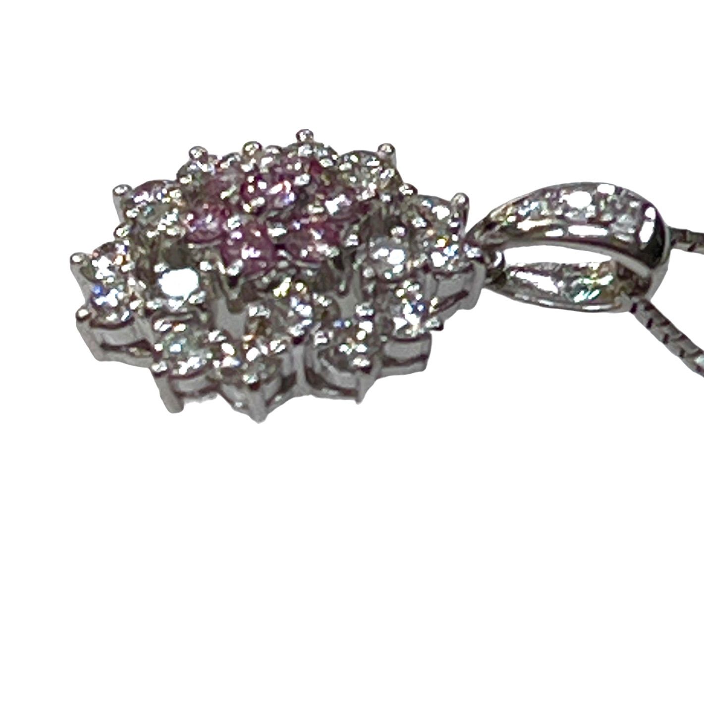 TASAKI 田崎 PT900 ピンクダイヤモンド ペンダントヘッド ネックレス