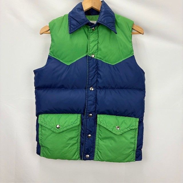 ROYAL DOWN PRODUCTS INC VINTAGE バイカラー ダウンベスト 70