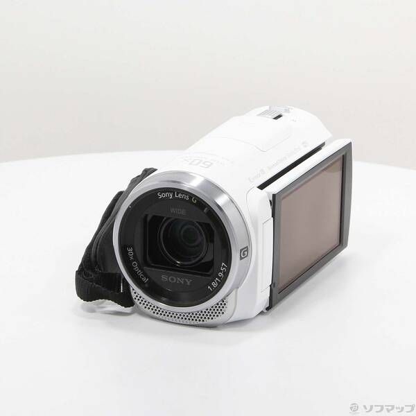 店頭展示品】 SONY(ソニー) ビデオカメラ HDR-CX680 ホワイト SONY HDR