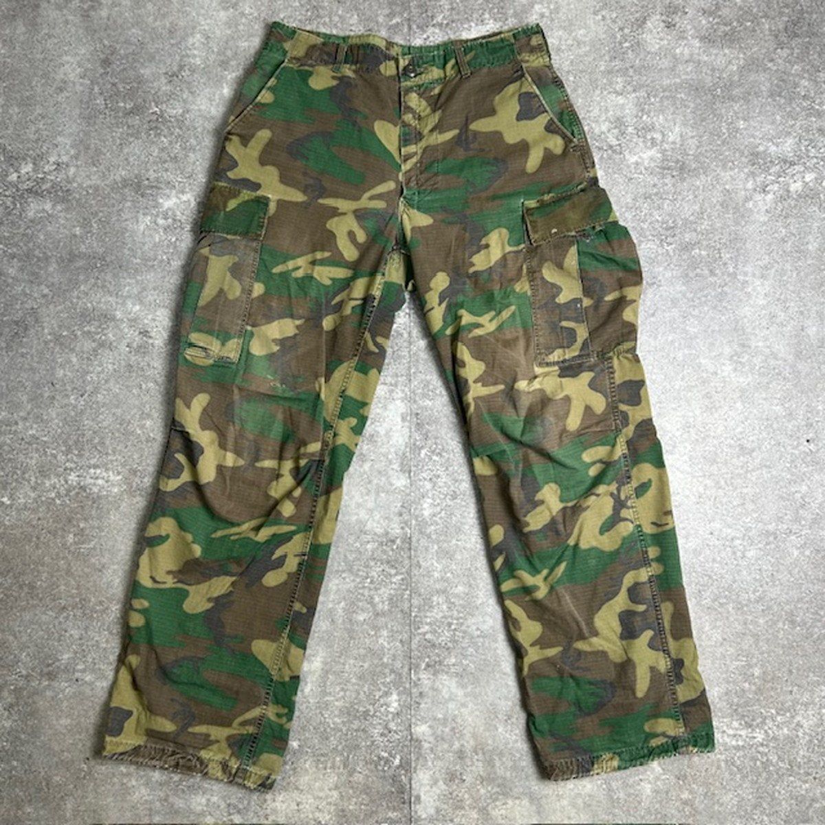 60s ERDLリーフカモパンツ　米軍　US ARMY ベトナム戦 60's U.S.ARMY ERDL グリーンリーフカモ ジャングルファティーグ