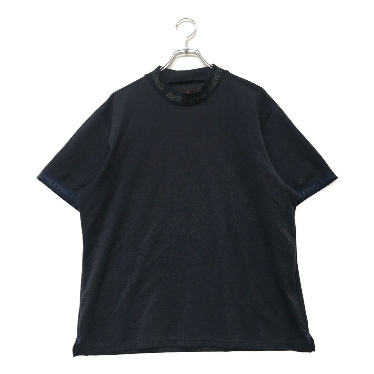 中古 メンズ ブリーフィング BRIEFING 半袖シャツ L ネイビー 紺