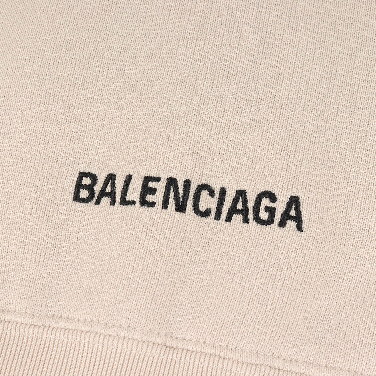 BALENCIAGA バレンシアガ パーカー サイズ:2 22SS バックヘムロゴ 刺繍 