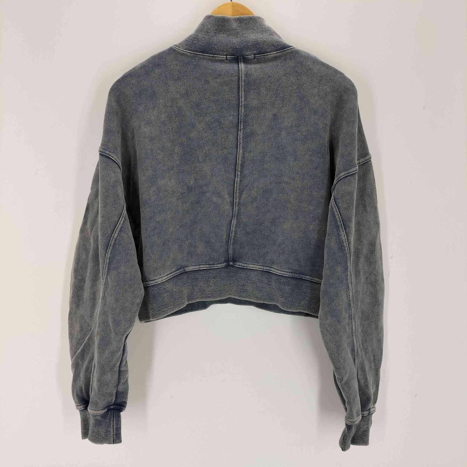 ジーナシス JEANASIS ブリーチハーフZIPショートプルオーバー