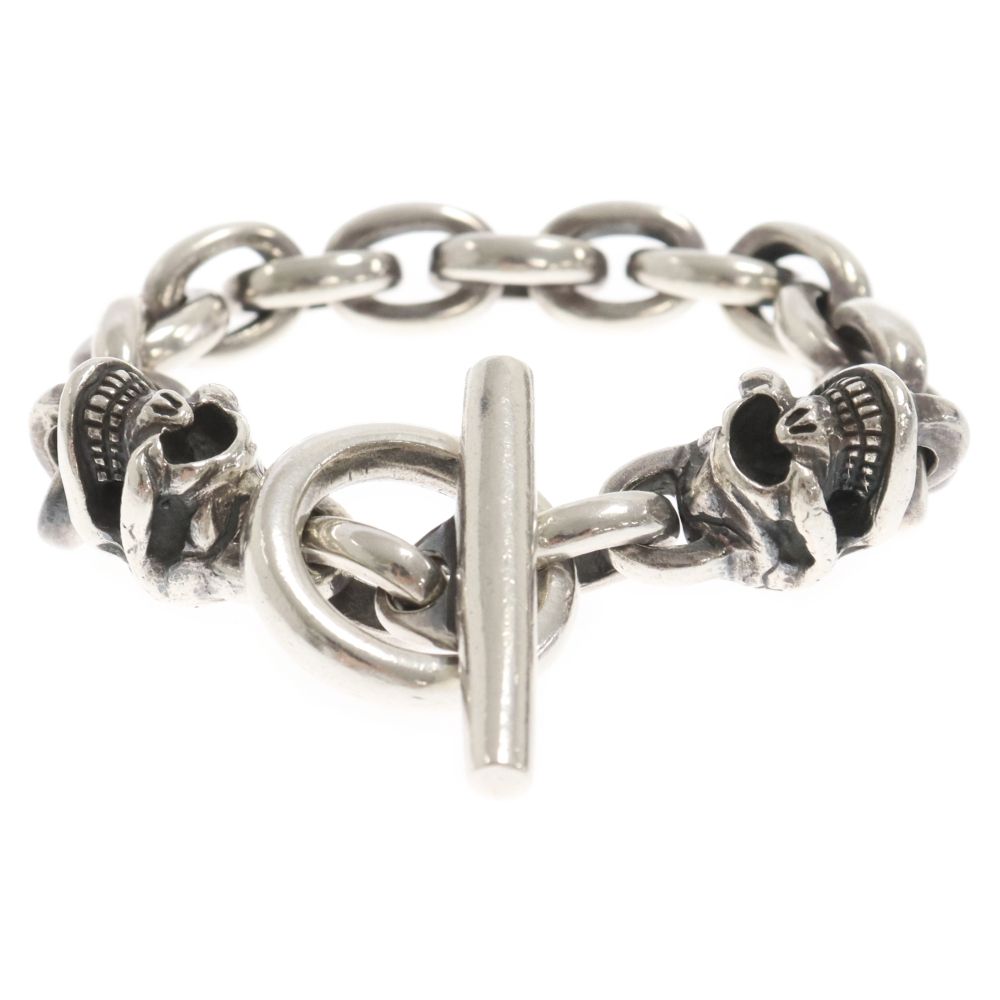 STOP LIGHT (ストップライト) 2 Skull Bracelet 2スカル ブレスレット