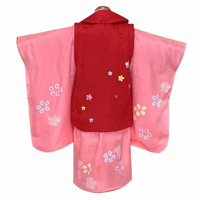 本格正絹♡総絞り被布　七五三　3歳　女の子　セット　一式　赤系　刺繍入り 1ap4209000.jpg